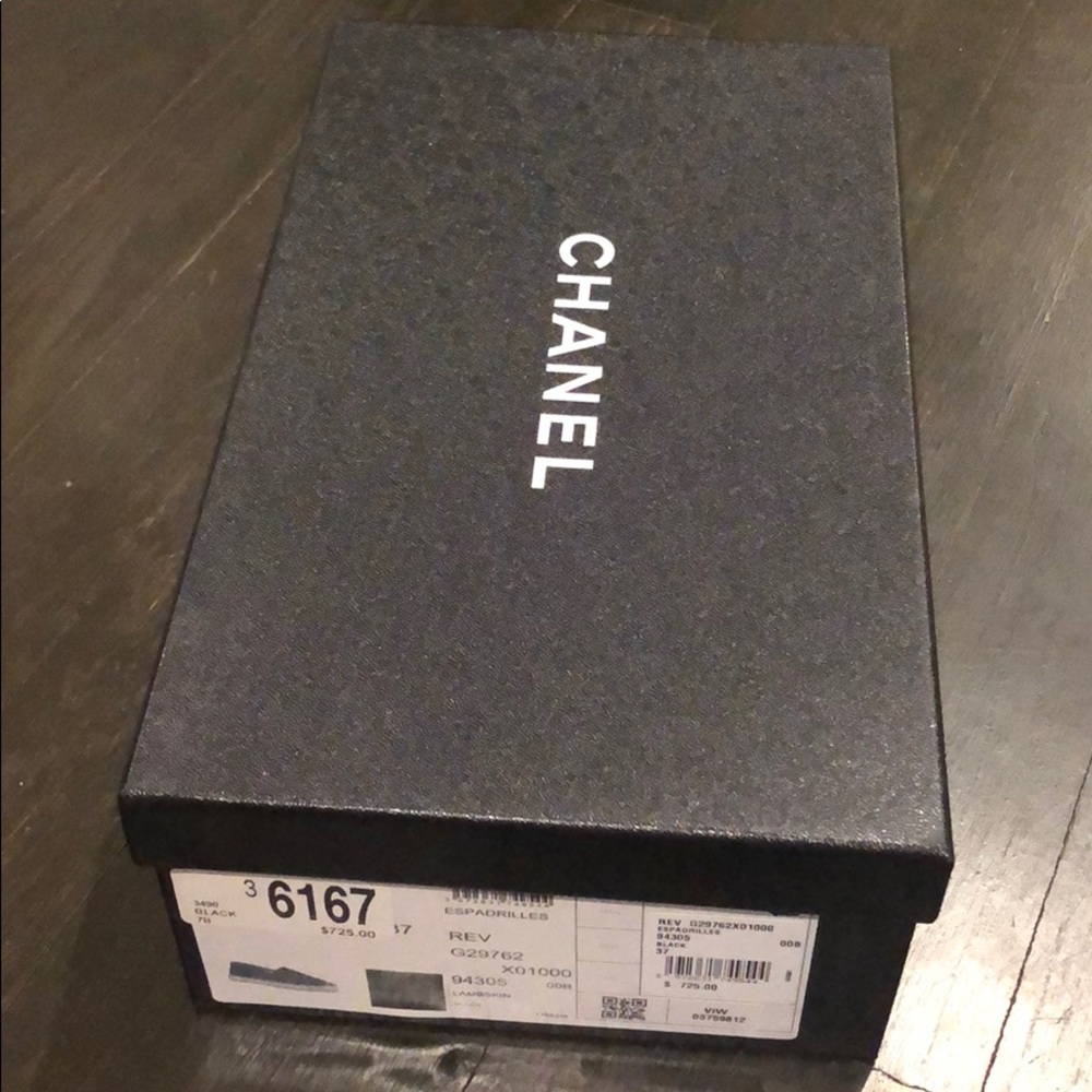 Chanel espadrilles BOX